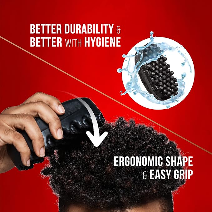 RED by Kiss X Bow Wow Styler and Twisting Gel with Durable Brush for Defined Waves, Curls, and Twists - Soft Hold for Nourished, Naturally Shiny Hair (Value Set)