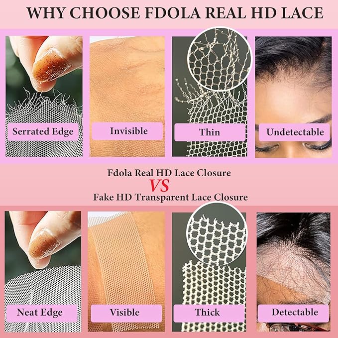 12A Human Hair Bundles with Closure 16 18 20 + 14 Inch Brazilian Body Wave Bundles Human Hair with 5x5 HD Lace Closure 100% Unprocessed Virgin