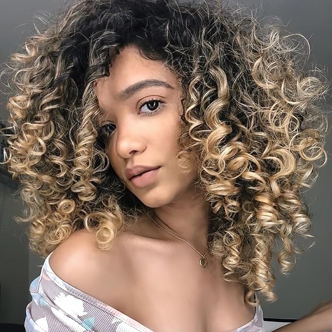 Vomella GoGo Curl Crochet Hair 8 Packs Water Wave 10 Inch Curly Crochet Hair for Women Short Beach Curl Hair Synthetic Deep Twist Hair Extensions(T27#)