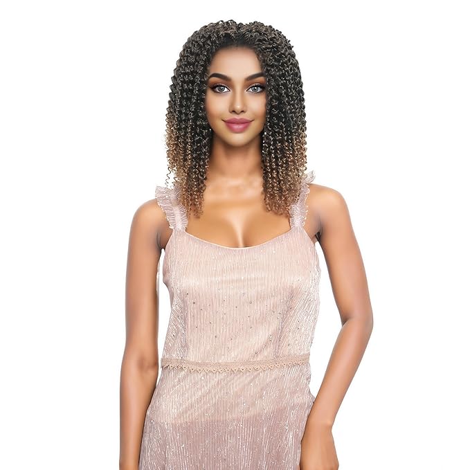 FUTAI Passion Twist Hair 7 Packs 12 Inch Pre Looped Water Wave Crochet Hair Bohemian Braids for Black Women