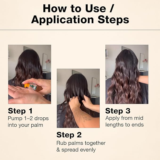 GK HAIR Oil - Argan Oil Heat Protectant Serum - Lightweight Hair Serum - Perfect For Keratin, Frizzy, Curly, Dry & Damaged Adds Shine and Smooths - Paraben, Phthalate and Sulfate Free 1.69 Oz