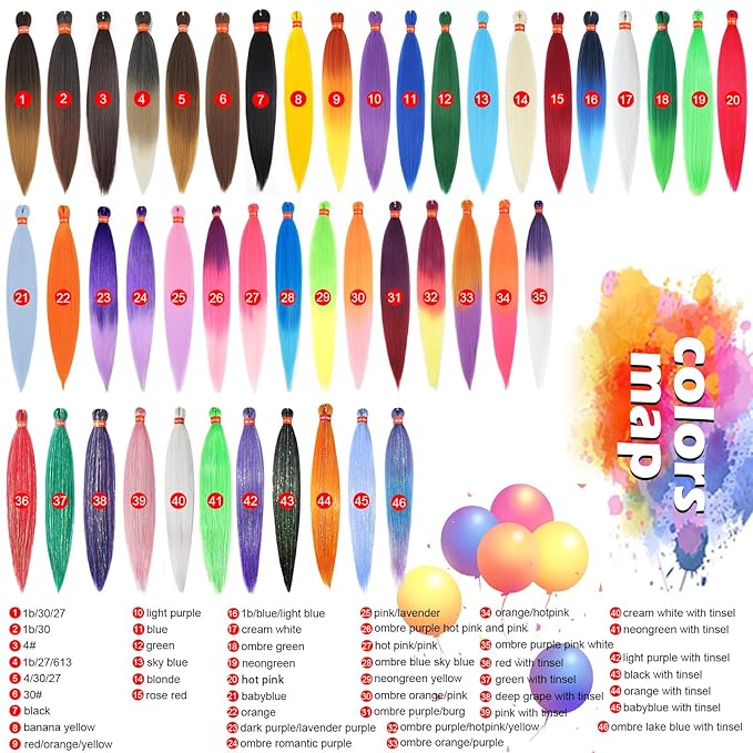 Ombre Black-Blue-SkyBlue Pre Stretched Braiding Hair 30 Inch 2 Packs Professional Yaki Texture Festival Braids Box Crochet Twist Hair Extensions