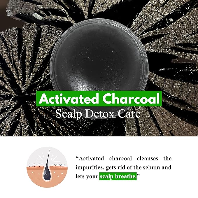 BEAUTE SEOUL Co-Wash Conditioner Bar for Curly Hair - Tea Tree & Charcoal Solid Cleanser for Dry Scalp, Buildup Removal & Moisture – Sulfate-Free, No Silicones, All Hair Types, 3.17oz | Soft Scalp Care Bar