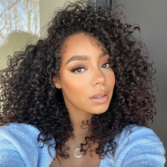 7 Packs Gogo Curl Crochet Hair for Women 12 Inch Pre-Twisted Curly Crochet Hair Pre Looped Deep Ocean Water Wave Beach Curl Crochet Braids Synthetic Braiding Hair Extensions (12 Inch, 4#)