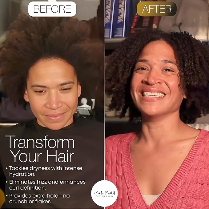 Hair Play Set #3 Hair Foam Mousse - Extra Hold Styling Foam for Frizz Control - Hair Mousse for Curls - Curl Defining Volumizing Mousse for Wavy Hair - 8 Fl Oz