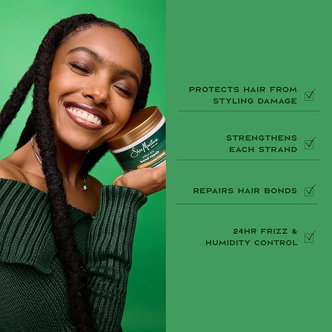 Shea Moisture Bond Repair Leave-In Conditioner Amla Oil Protects Against Damage And Strengthens Hair Bonds With Hydroplex Technology For Less Breakage With Restorative HydroPlex Infusion 11FlOz