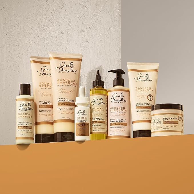 Carol's Daughter Goddess Strength Leave In Conditioner Cream, 10 Fl Oz - Strengthening and Moisturizing for Wavy, Curly Hair