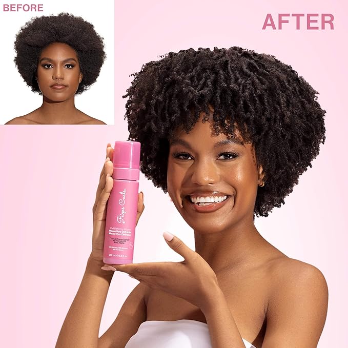 Rizos Curls Curl Defining Mousse – Lightweight Foam for Volume & Hydration – Shine & Definition for Every Curl Pattern: Wavy, Curly, Coily 1a–4c Hair Types – Sulfate & Paraben Free | Hydrate & Define, Volume & Definition, Frizz Free Shine