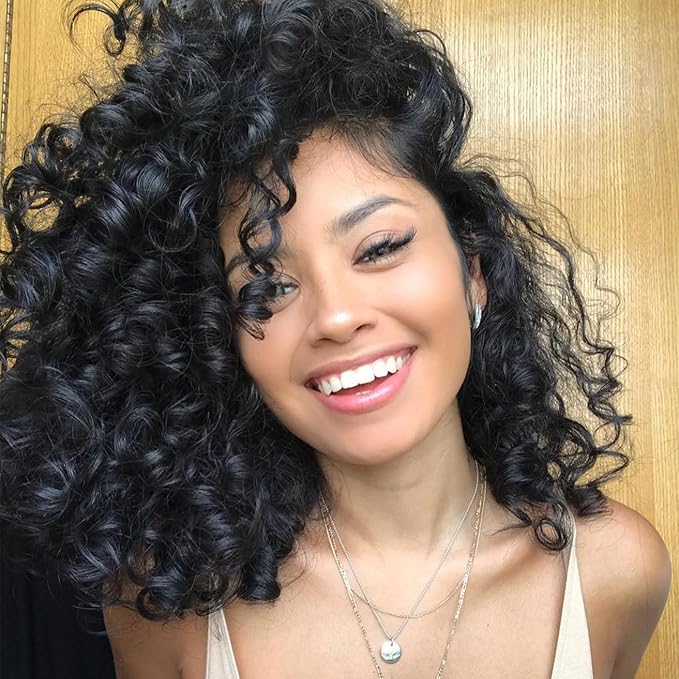 Vomella GoGo Curl Crochet Hair for Women 8 Packs10 Inch Water Wave Curly Crochet Hair Short Beach Curl Synthetic Deep Twist Crochet Hair Extensions(1b#)