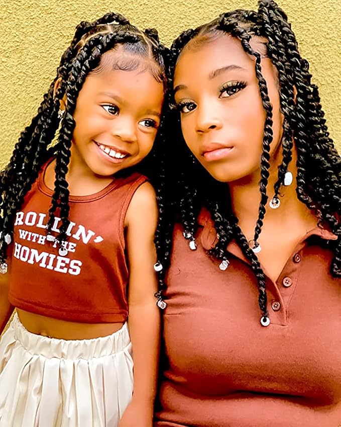 12 Inches 8 Packs Passion Twist Crochet Hair-Natural Black Pre-twisted Passion Twists,Pre-Looped Crochet Braids Made Of Bohemian Hair Synthetic Braiding Hair Extensions (12 Inch(Pack of 8), 1B)