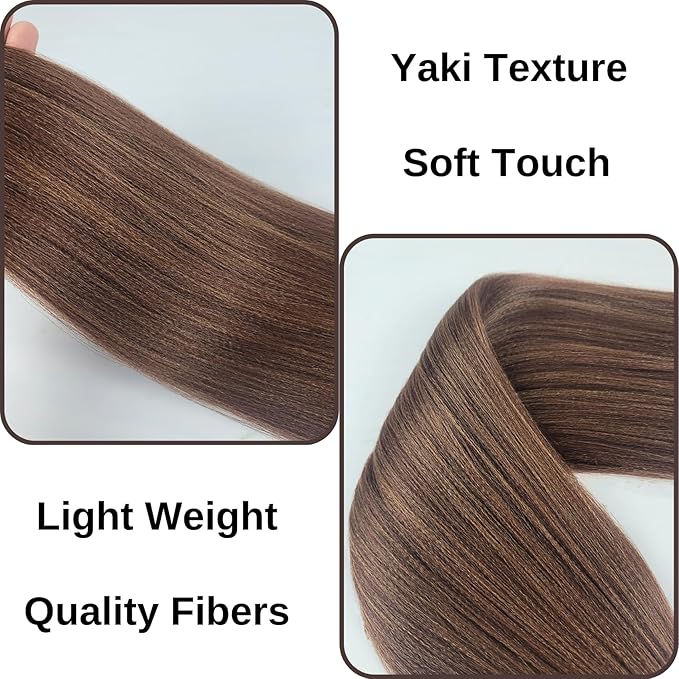 Red Brown Braiding Hair Pre Stretched Hypoallergenic Prestretched Braiding Hair Extensions Synthetic Knotless Ez Braid Non Toxic Itch Free