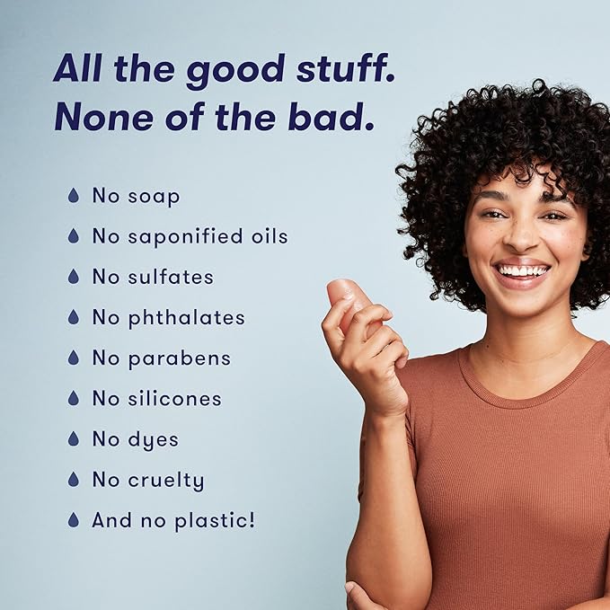 HiBAR - Curl Shampoo & Conditioner Set - For Curly Hair - Define, Cleanse & Nourish - Babassu, Pracaxi Butter & Curl Complex - Plastic, Soap, Paraben & Sulfate-Free - Color Safe & Vegan - 2 Solid Bars