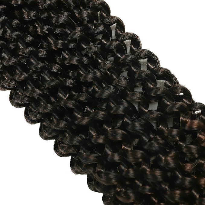 RIHANNAHAIR 7 Packs Passion Twist Hair 12 Inch Pre Looped Water Wave Crochet Hair Spring Twist Bohemian Braids for Black Women