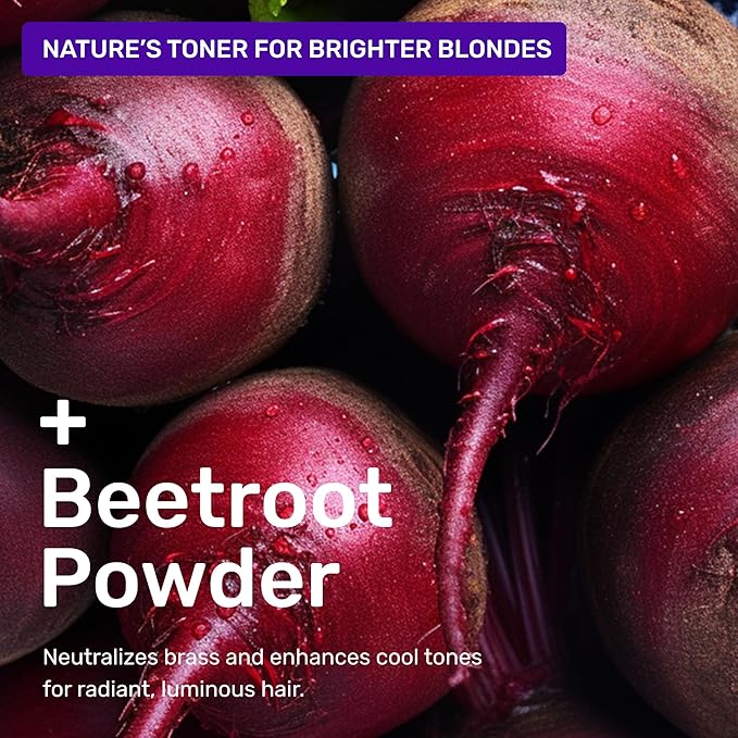 Ethique Purple Conditioner Bar for toning brassy hair - Plastic-Free, Cruelty-Free, Vegan, 2.12 oz - Formerly Tone it Down