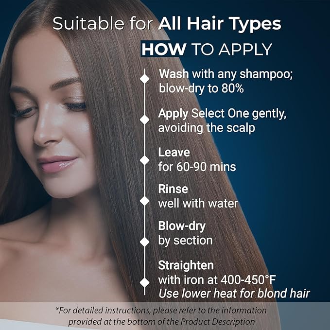 Brazilian Keratin Treatment Blowout Complex-PROHALL SELECT ONE 4.05 oz-Formaldehyde Free Keratin Hair Treatment at Home-Queratina Brasileña Keratina Para Alisar el Pelo Sin Formol-Off White