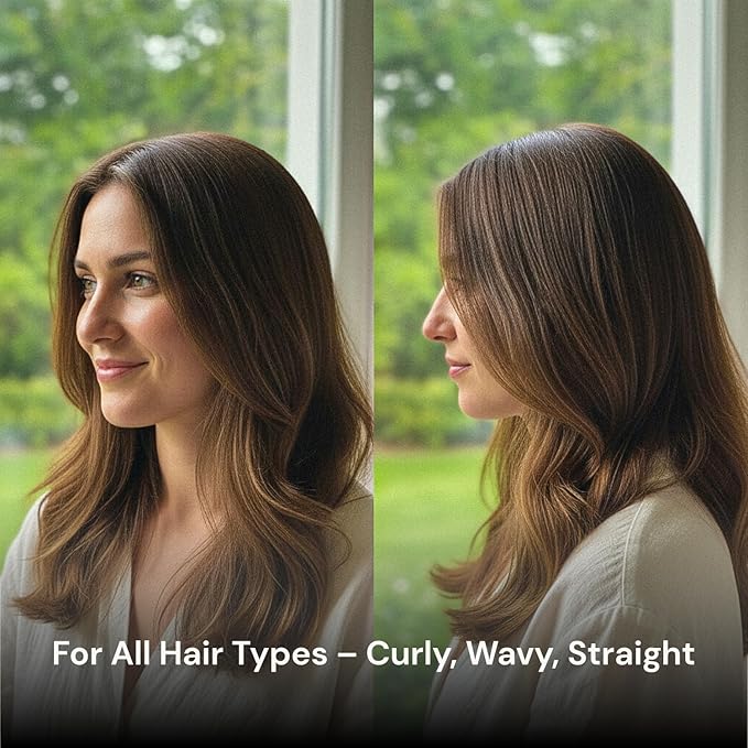 Sky and Sol Hair Cream Leave-In Conditioner | Deep Nourishing Treatment for Dry Damaged Curly Wavy Hair | Shine Volume Moisturizer