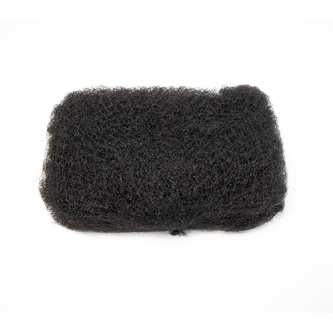 Locsanity Afro Kinky 100% Bulk Natural Human Hair - Braiding Hair for Dreadlocks, Loc Repair, Dreadlock Extensions, Twists, Braids - 20 Inches Long, 1 Oz