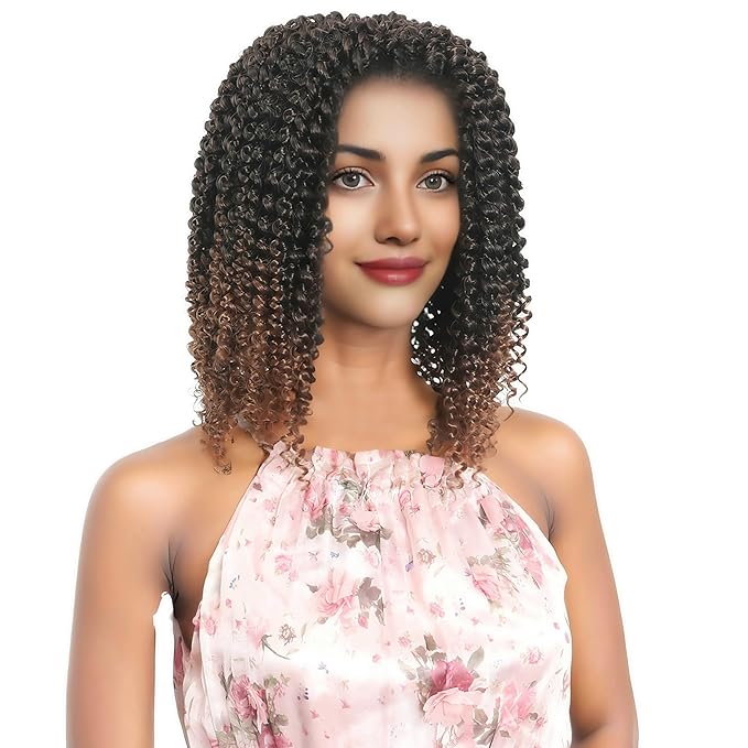 RIHANNAHAIR 7 Packs Passion Twist Hair 12 Inch Pre Looped Water Wave Crochet Hair Spring Twist Bohemian Braids for Black Women