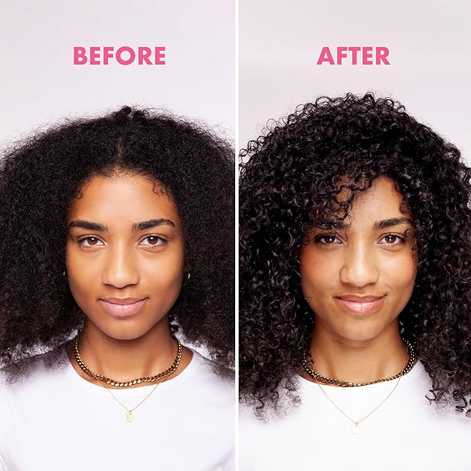 Umberto Giannini Curl Jelly & Foam Mousse Duo - Vegan & Cruelty-Free Styling Gel and Mousse for Defrizzing Curly or Wavy Hair