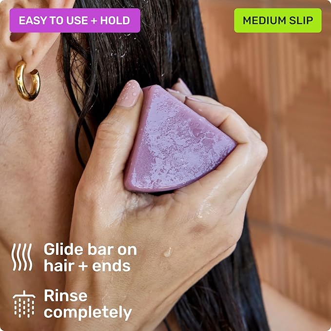 Ethique Smoothing Conditioner Bar for frizzy hair with Coconut Butter - Plastic-Free, Cruelty-Free, Vegan, 2.12 oz