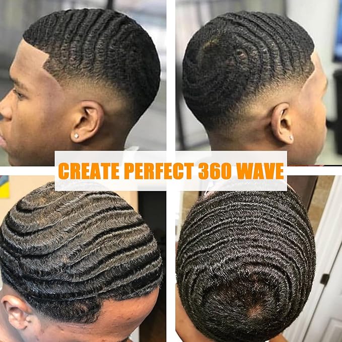 Wave Butter 360 Wave Grease for Men, Wave Pomade for Layered Waves, Moisture, Control and Silky Shine -All Natural Wave Cream, Natural Wave Butter Cream with Shea Butter and Beeswax for Wolfing Kit