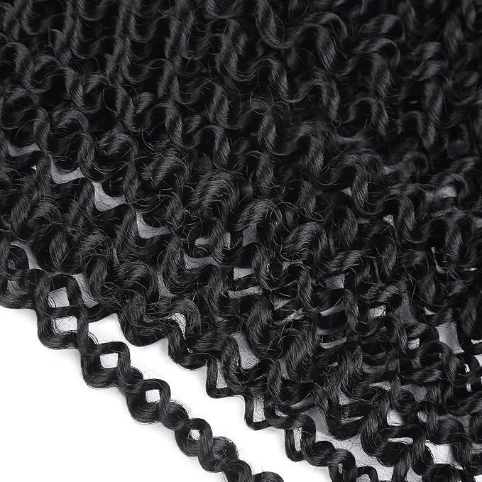 Lady Miranda Passion Twist Hair 18 Inch Jerry Curl Crochet Hair 3X Braid Hair Passion Twist Crochet Hair for Black Women Afro kinky Curly Braiding Hair Extensions (1B#)