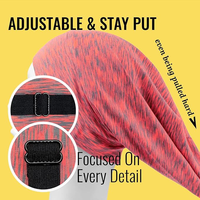 Satin Lined Sleep Cap Bonnet for Curly Hair and Braids, Stay On All Night Hair Wrap with Adjustable Strap for Women and Men, Carol Pink, Pack of 1