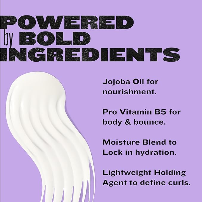 TIGI Bed Head Curls Rock Amplifier Curl Cream for Definition and Enhancement of All Curly Hair Types, 3.38 fl oz