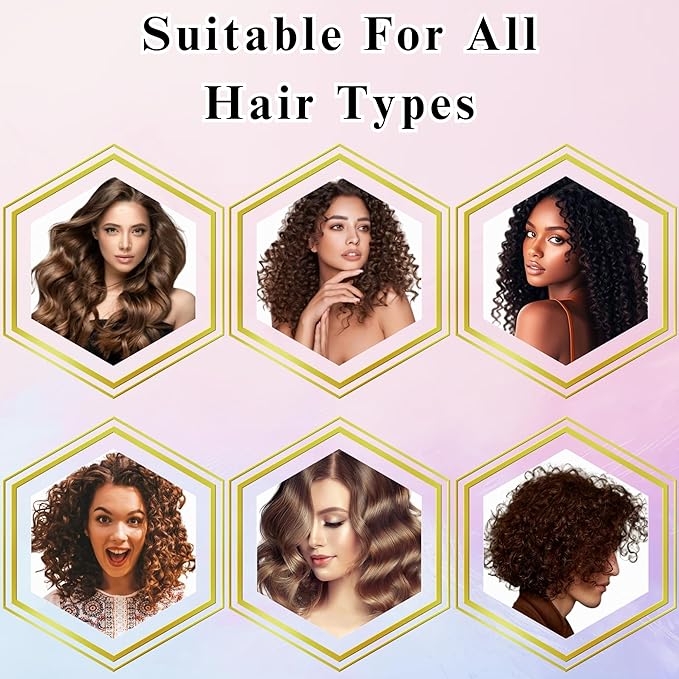 Curl Defining Brush, Curly Hair Brush for Styling, Shaping, Detangling & Defining Curls for Women and Men, Curl Brushes for Curly Hair Work on all Wet or Dry Hair Types (Purple)