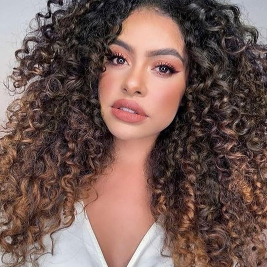 7 Packs Gogo Curl Crochet Hair for Women 18 Inch Pre-Twisted Curly Crochet Hair Deep Ocean Beach Curl Crochet Braids Synthetic Braiding Hair Extensions (18 Inch, 1B/30)