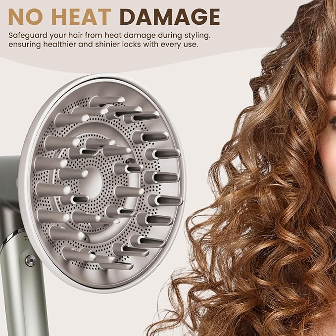 Large Diffuser Attachment for Shark SpeedStyle Hair Dryer, Upgraded Bigger Diffuser for Shark Speed Style Pro/Pro Flex, Dryer Faster and Define Curls Hair