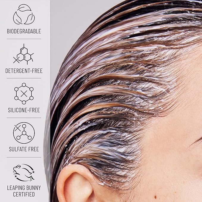 Hairstory New Wash Original Refill, Cleansing Cream for All Hair Types, Detergent Free Shampoo & Conditioner Alternative, Promotes Scalp Health, 20oz