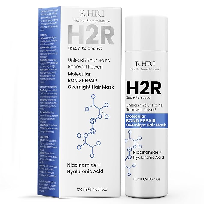 Hair Mask for Damaged Hair – Bond Repair Treatment for Dry Ends & Growth | Overnight Deep Conditioner for Breakage Repair | Hydrating Formula for All Hair Types, Curly & Color-Treated