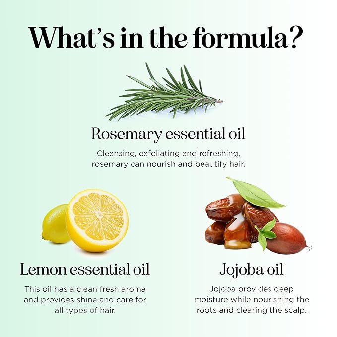 Clarifying Shampoo for Oily Hair and Scalp - Degrease Deep Cleansing Shampoo Build Up Remover with Rosemary Oil for Greasy Hair & Scalp - Vegan Color Safe Sulfate Paraben & Cruelty Free (12 Fl Oz)