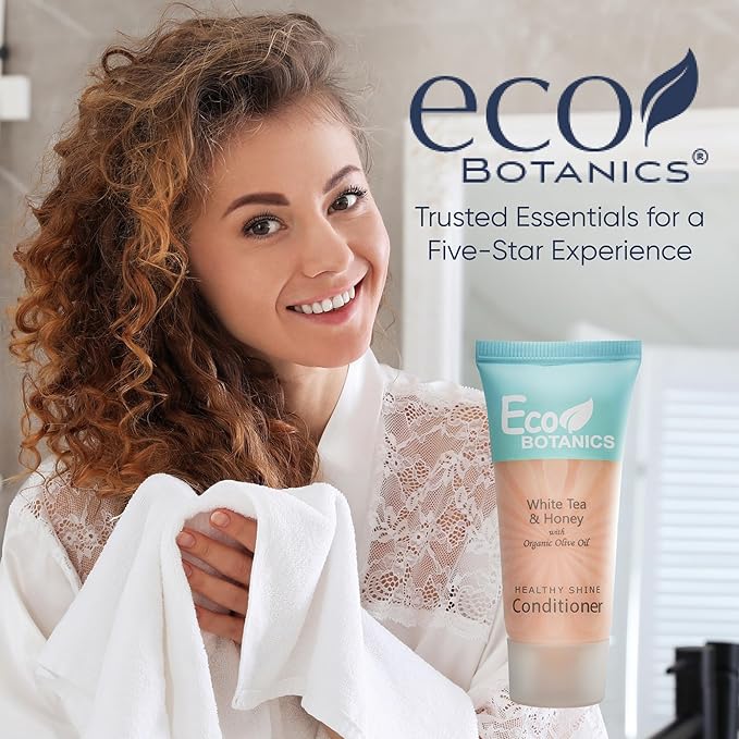 Eco Botanics Travel-Size Hotel Conditioner, 0.85 oz. (Case of 20)