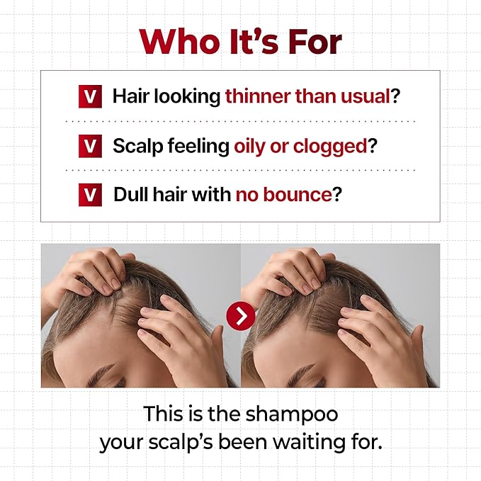 KUNDAL Anti Hair Loss Shampoo with Caffeine – Scalp Revitalizing for Thinning & Volumizing & root Strengthening – Sulfate-Free Korean Hair Care, White Musk, 16.9 fl oz (500ml), Stocking Stuffers