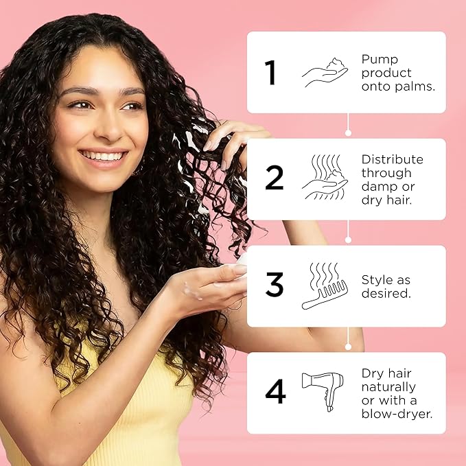 Style Factor EDGE BOOSTER Extra Strength Setting Mousse Travel Size – Frizz Control, Extra Volume, and Conditioning – 2.5oz Ruby Mousse for Curly Hair