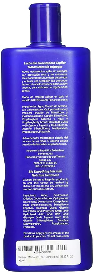 Milk Leave In Conditioner - Anti-Frizz Hair Detangler and Deep Treatment for Dry, Damaged, Curly or Natural Hair - 33.8 oz
