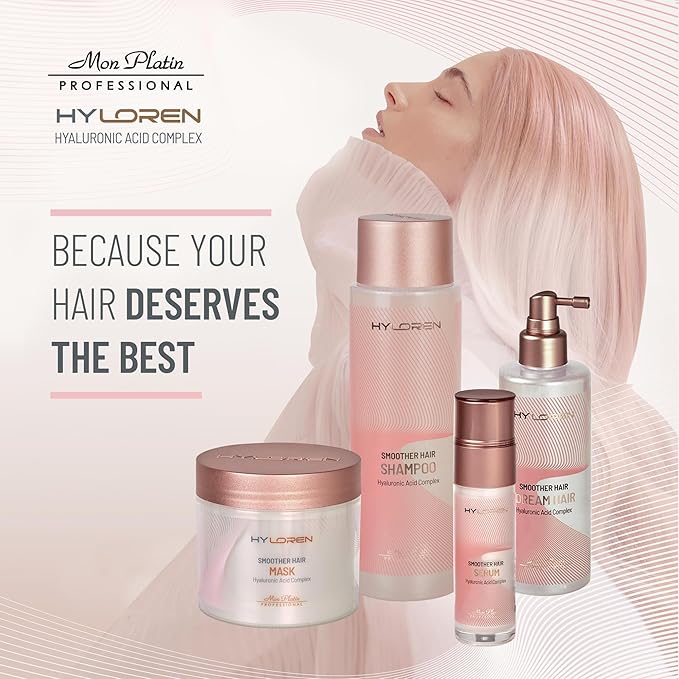 Mon Platin Professional Mon Platin Dream Hair Blow Dry Heat Protection Spray for Straightened Hair -Ultimate Hair Control with Anti-Frizz Formula, BLOND MASK Hyaluronic Acid Complex, Gloss Shine