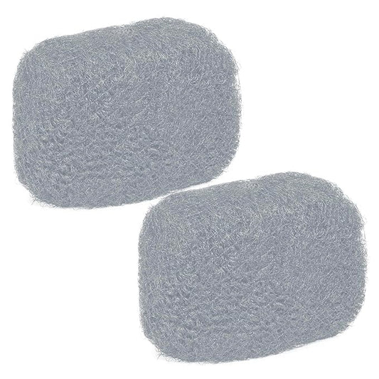 Locsanity Afro Kinky 100% Bulk Natural Human Hair - Braiding Hair for Dreadlocks, Loc Repair, Dreadlock Extensions, Twists, Braids - 8 Inches Long, 1 Oz 100% Grey