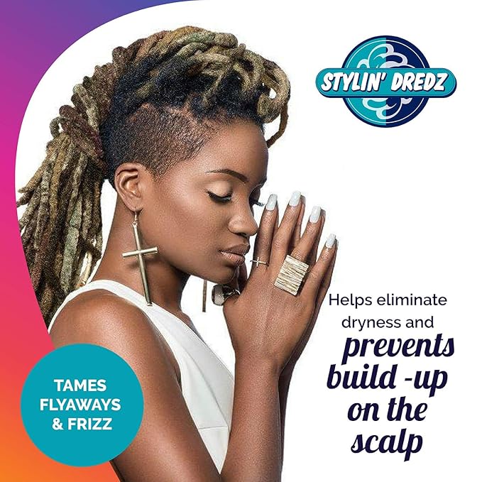 Stylin Dredz Mouldin' Gel Wax - Loc n Twist Gel - Dreadlock Gel Wax with Tea Tree Oil - 250 ml Single