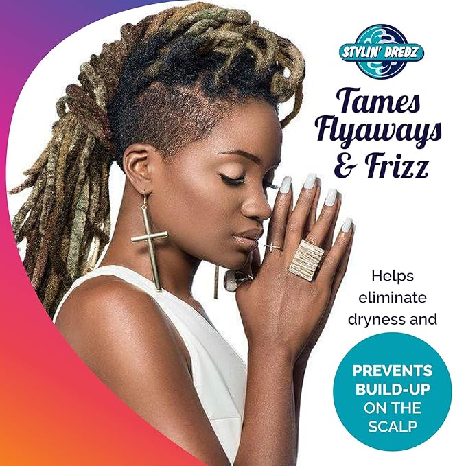 Stylin Dredz Mouldin' Gel Wax - Loc n Twist Gel - Dreadlock Gel Wax with Tea Tree Oil - 125 ml Pack of 4