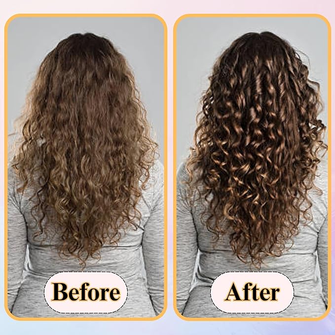 Curl Defining Brush, Curly Hair Brush for Styling, Shaping, Detangling & Defining Curls for Women and Men, Curl Brushes for Curly Hair Work on all Wet or Dry Hair Types (Beige)