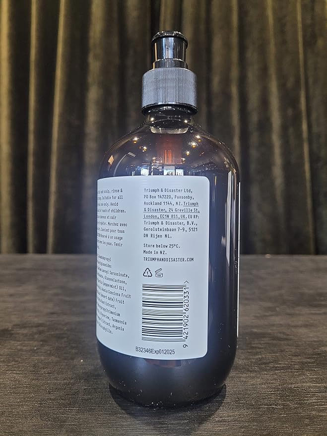 TRIUMPH & DISASTER | Shampoo, Deep Cleansing - Soothes & Hydrates Sensitive, Dry and Damaged Hair & Scalp with Keratin for Men & Women, 16.9 fl oz