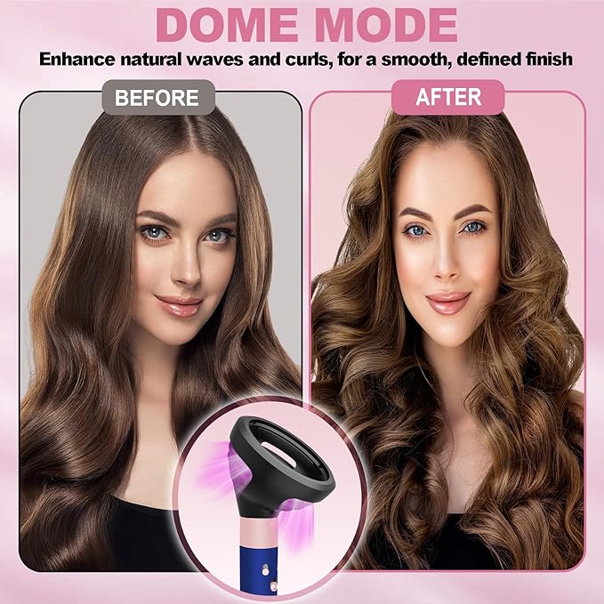Wave Curl Diffuser Attachment for Dyson Airwrap HS01 HS05 HS08, Upgraded Hair Diffuser Nozzle Dome and Diffuse Modes to Dryer Faster and Define Curls Hair, Black
