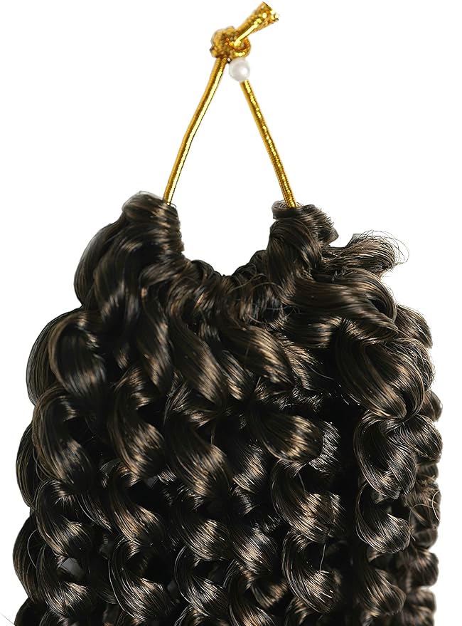 FUTAI Passion Twist Hair 7 Packs 12 Inch Pre Looped Water Wave Crochet Hair Bohemian Braids for Black Women