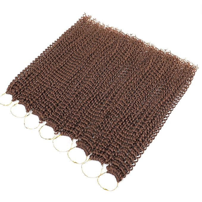 Passion Twist Hair Brown 20 Inch 8 Packs Passion Twist Crochet Hair Long Bohemian Crochet Braids (20 Inch, 30#)