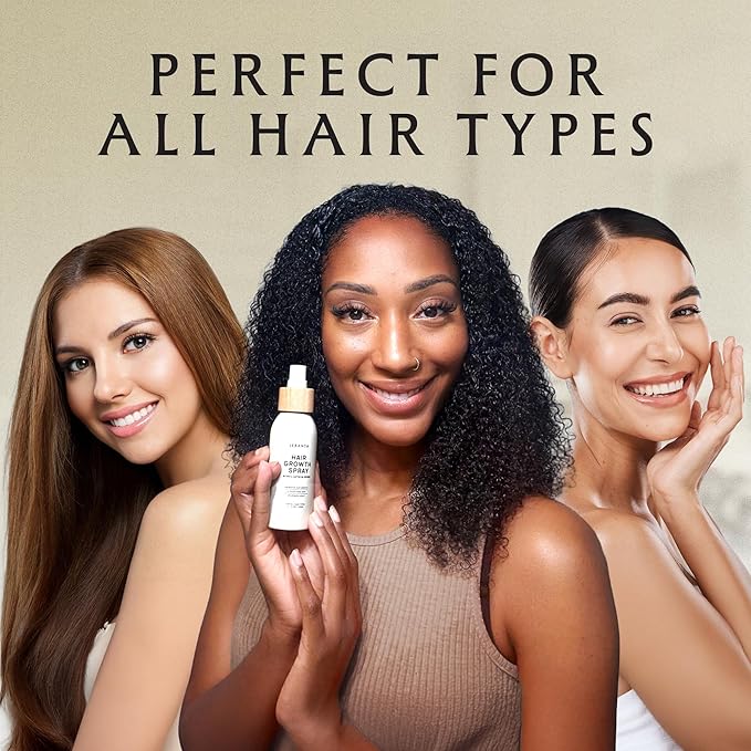 Hair Growth Oil Spray - 100% Pure Ingredients For Non Greasy, Thicker & Stronger Hair - Organic Batana, Castor, Biotin, Saw Palmetto, and Rosemary Oil Gifts Women Scalp (4.1 Fl Oz (Pack of 2))