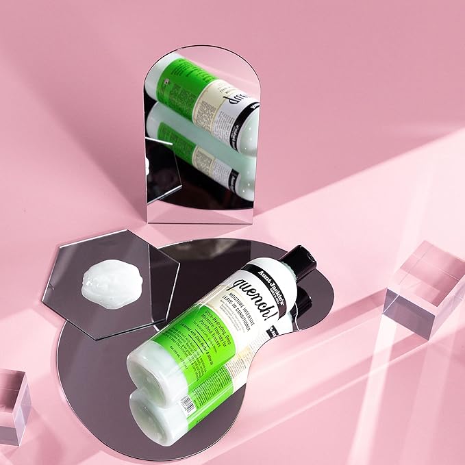 Aunt Jackie's Curls and Coils Quench Moisture Intensive Leave-In Hair Conditioner for Natural Curls, Coils and Waves, Enriched with Shea Butter, 12 oz