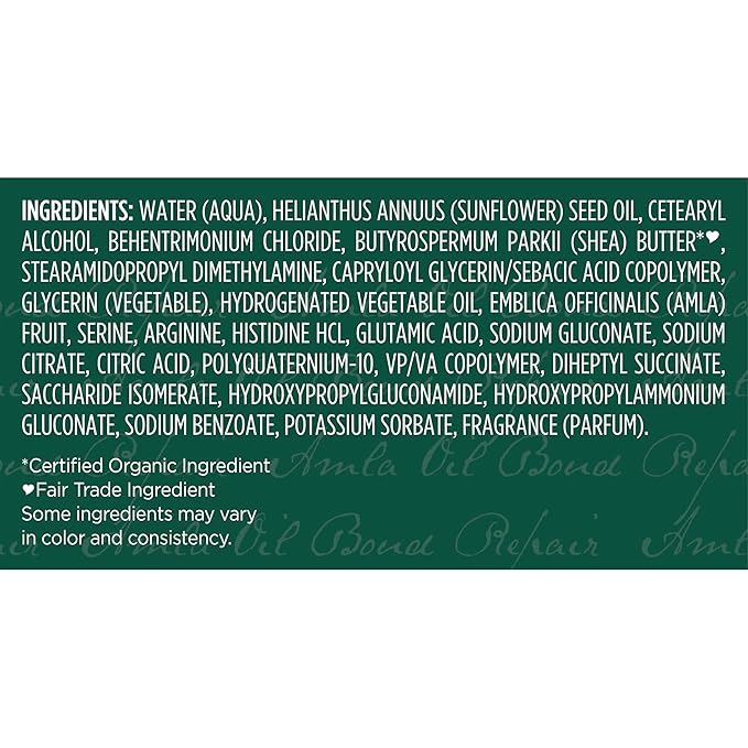 Shea Moisture Bond Repair Leave-In Conditioner Amla Oil Protects Against Damage And Strengthens Hair Bonds With Hydroplex Technology For Less Breakage With Restorative HydroPlex Infusion 11FlOz